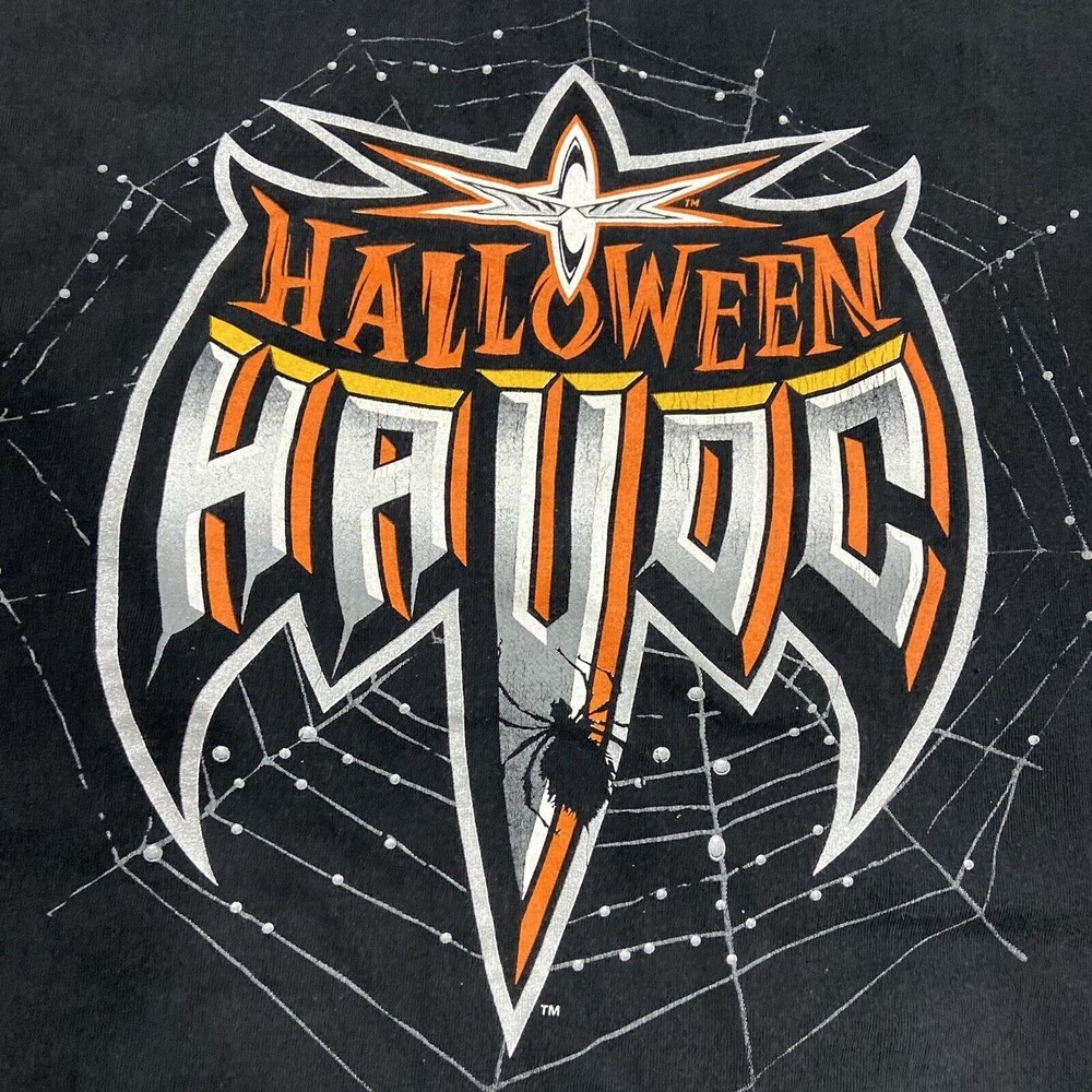 Vintage WCW Event Halloween Havoc Men's T-Shirt Size XL - Picture 3 of 5